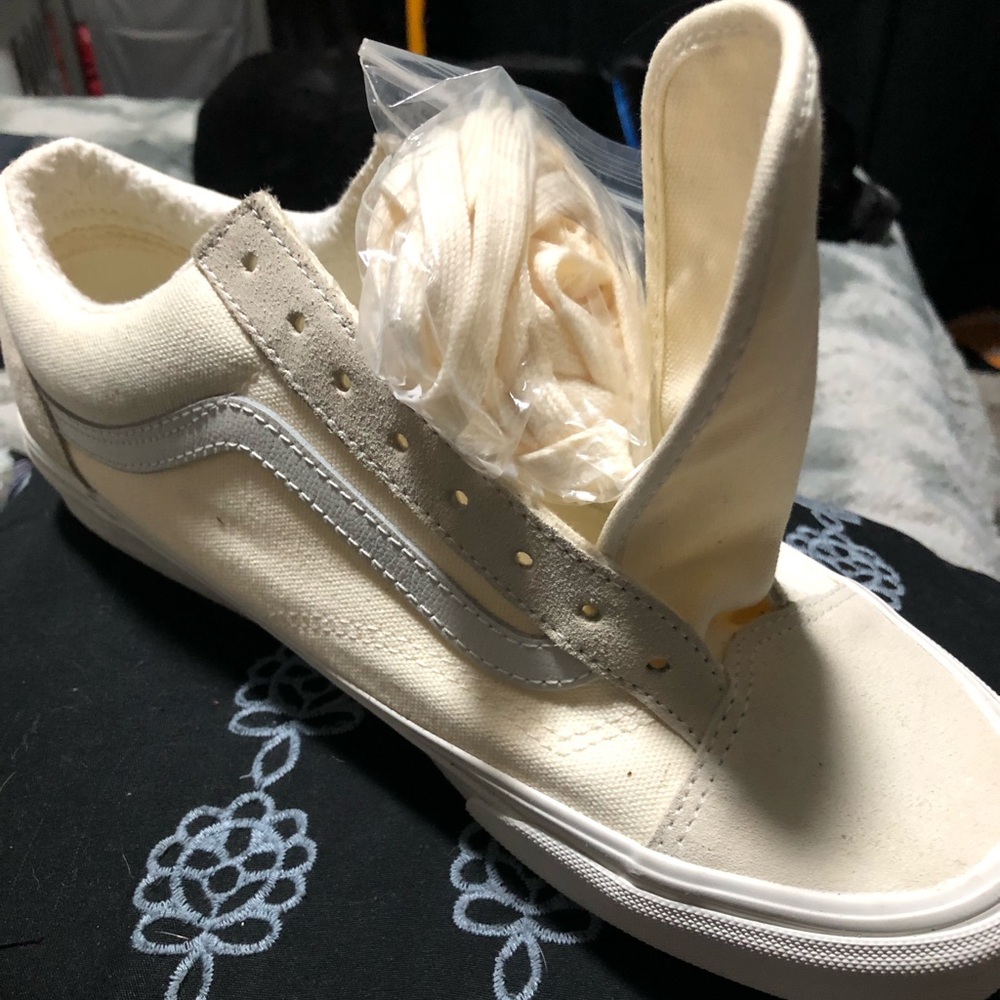 Vans Off-White Canvas Women's Sneakers